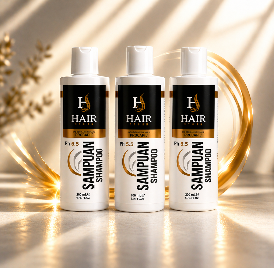 HairStorm Saç Dökülmesi Karşıtı Şampuan | 3’lü Paket