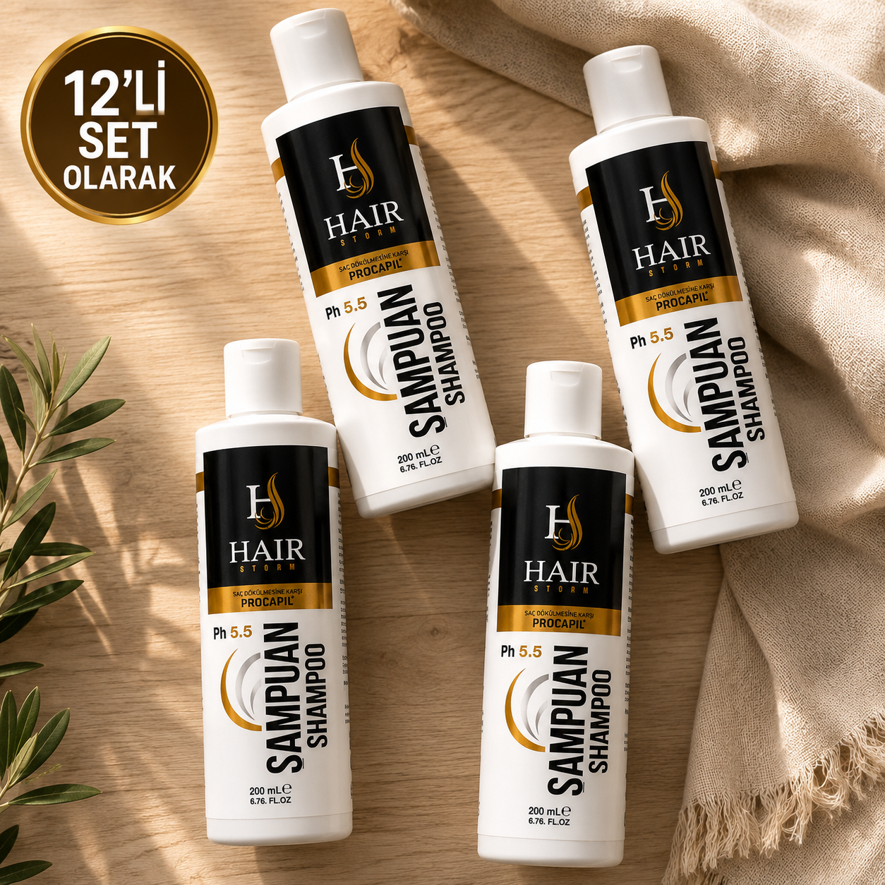 HairStorm Şampuan 12’li Set