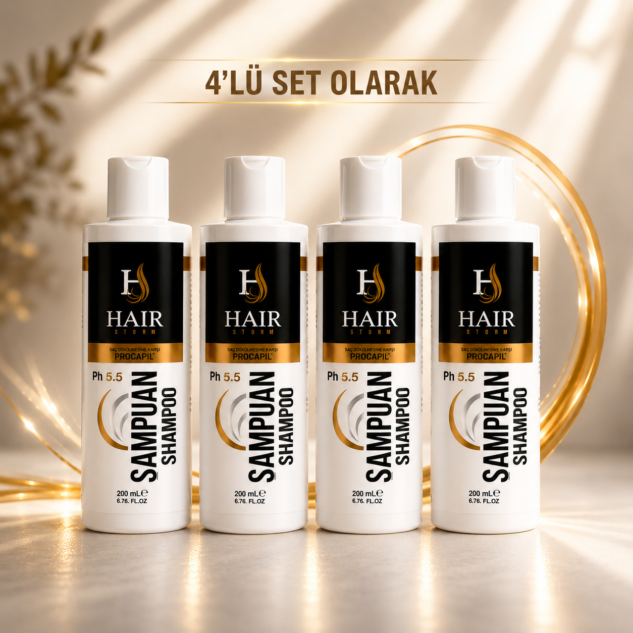 HairStorm Şampuan 4’lü Set